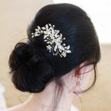 Kendra Rose Gold Crystal Hair Comb