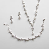 Pearl Flowers Jewelry Set