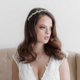 Jessica Crystal Rose Gold Bridal Headband