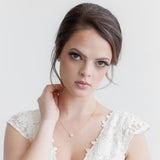 Aubrie Stud Rose Gold Jewelry Set