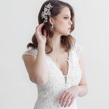 Gwen Pearl Rose Gold Hair Comb