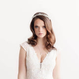 Kylar Crystal Gold Tiara