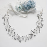 Reese Crystal Wedding Vine Headband