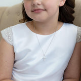 Keepsake Sterling Silver First Communion Cross Necklace