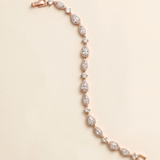 Aimee Teardrop Bridal Bracelet – Cubic Zirconia Wedding Bracelet