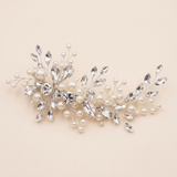 Alex Bridal Hair Clip – Pearl & Crystal Wedding Hair Accessory