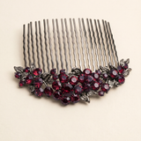 Alexandra Amethyst Purple Crystal Comb