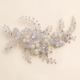 Alina Bridal Hair Clip – Pearl & Crystal Wedding Hair Accessory