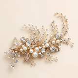 Alina Bridal Hair Clip – Pearl & Crystal Wedding Hair Accessory