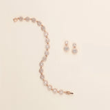 Aubrie Bridesmaids Earrings & Bracelet Set
