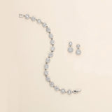 Aubrie Bridesmaids Earrings & Bracelet Set