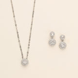 Aubrie Bridesmaids Earrings & Bracelet Set