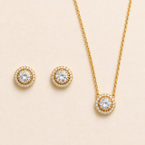 Aubrie Stud Gold Jewelry Set