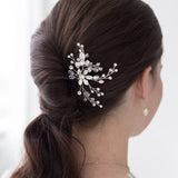 Anna Rose Gold Crystal Hair Pin Set of 2