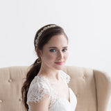 Malaya Silver Crystal Vine Headpiece
