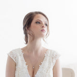 Jennifer Rose Gold Pearl Jewelry Set