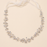 Blossom Crystal & Pearl Hair Vine – Bridal Hair Vine Wedding Headband Flexible Hair Accessory