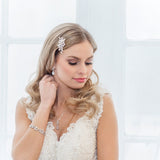 Natalia Rose Gold Cluster Jewelry Set