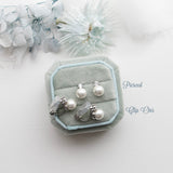 Jennifer Rose Gold Pearl Jewelry Set