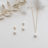 Pearl Jewelry Gift Set with Pouch