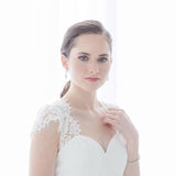 Mallie Cubic Zirconia Bridal Jewelry Set - Pear Cut Wedding Necklace & Earrings