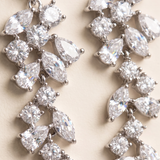 Charlotte CZ Bridal Earrings – Long Statement Wedding Earrings
