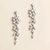 Charlotte CZ Bridal Earrings – Long Statement Wedding Earrings