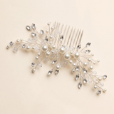 Callie Bridal Hair Comb – Pearl & Crystal Wedding Hair Accessory