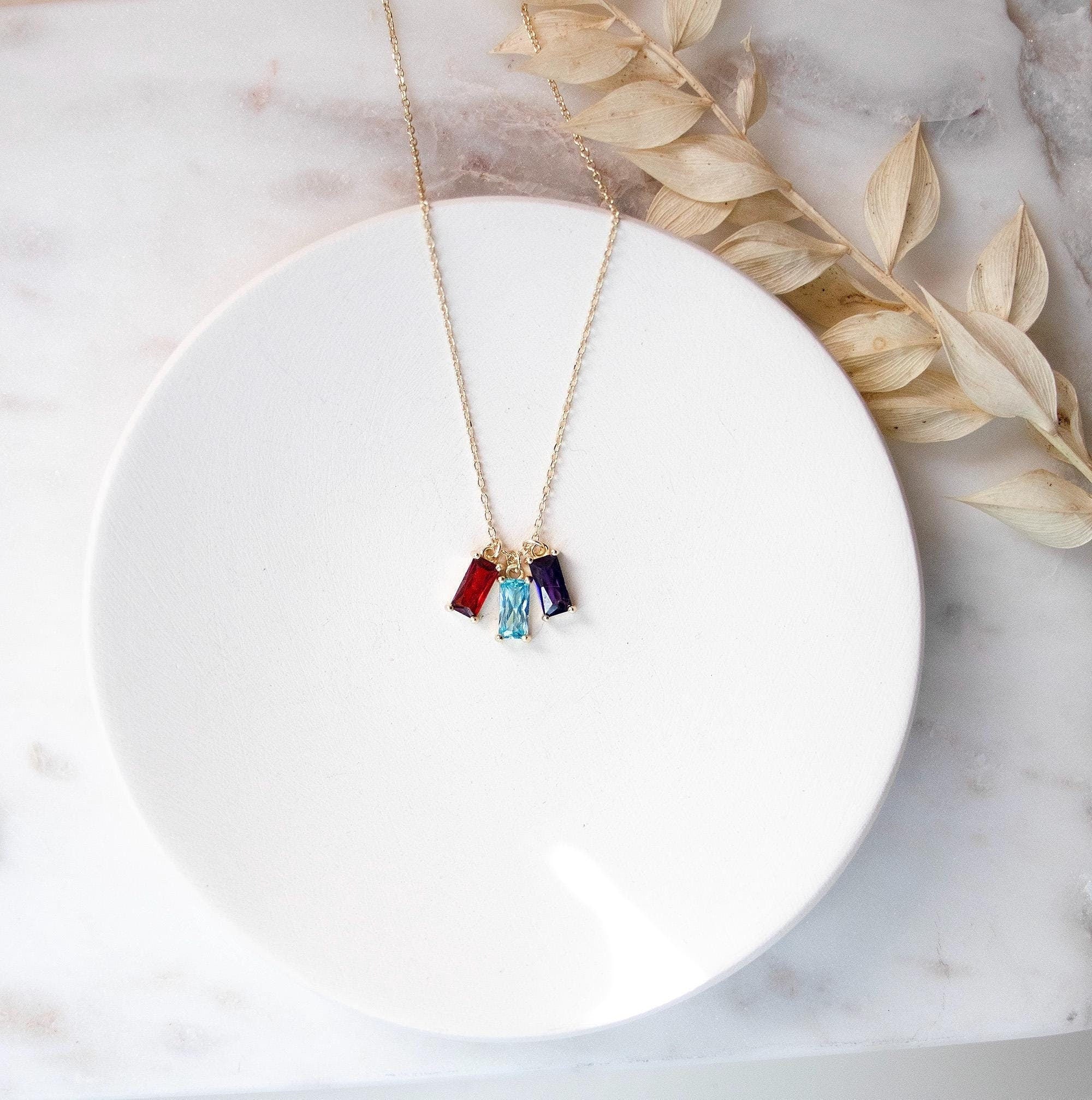 birthstone necklace
