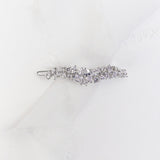 Naya CZ Clip – Cubic Zirconia Bridal Hair Clip Wedding Barrette Crystal Side Clip