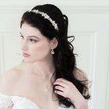 Lilianna CZ Teardrop Earrings – Open Frame Bridal Drop Earrings