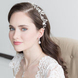 Dangle Drop Bridal Jewelry Set – CZ Teardrop Necklace & Earrings Set