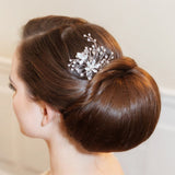 Anna Rose Gold Crystal Hair Pin Set of 2