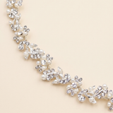 Flora Pearl & Crystal Wedding Headband – Floral Bridal Hair Vine Headband