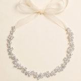 Flora Pearl & Crystal Wedding Headband – Floral Bridal Hair Vine Headband