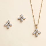 Gianna Bridesmaid Jewelry Set – Marquise Cubic Zirconia Bridal Necklace & Earrings, Wedding Jewelry Gift