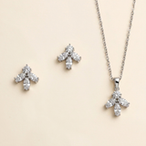 Gianna Bridesmaid Jewelry Set – Marquise Cubic Zirconia Bridal Necklace & Earrings, Wedding Jewelry Gift