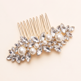 Giselle Bridal Hair Comb – Pearl & Crystal Wedding Hair Accessory