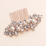 Giselle Bridal Hair Comb – Pearl & Crystal Wedding Hair Accessory
