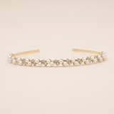 Harley Pearl & Crystal Headband – Dainty Wedding Hair Accessory