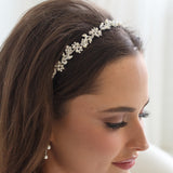 Flora Silver Headband