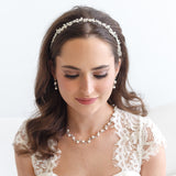 Flora Silver Headband