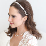 Flora Silver Headband