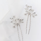 Layla Crystal Hairpin Set of 3