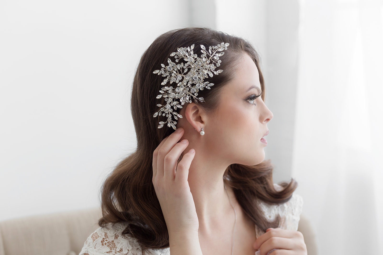 wedding hair comb