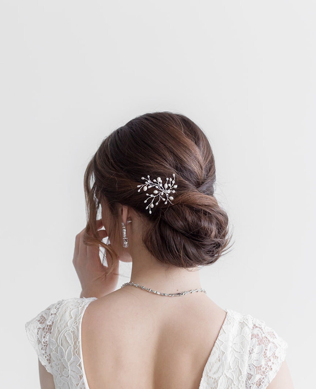 Sprigs Freshwater Pearl Hair Pin Set of 3