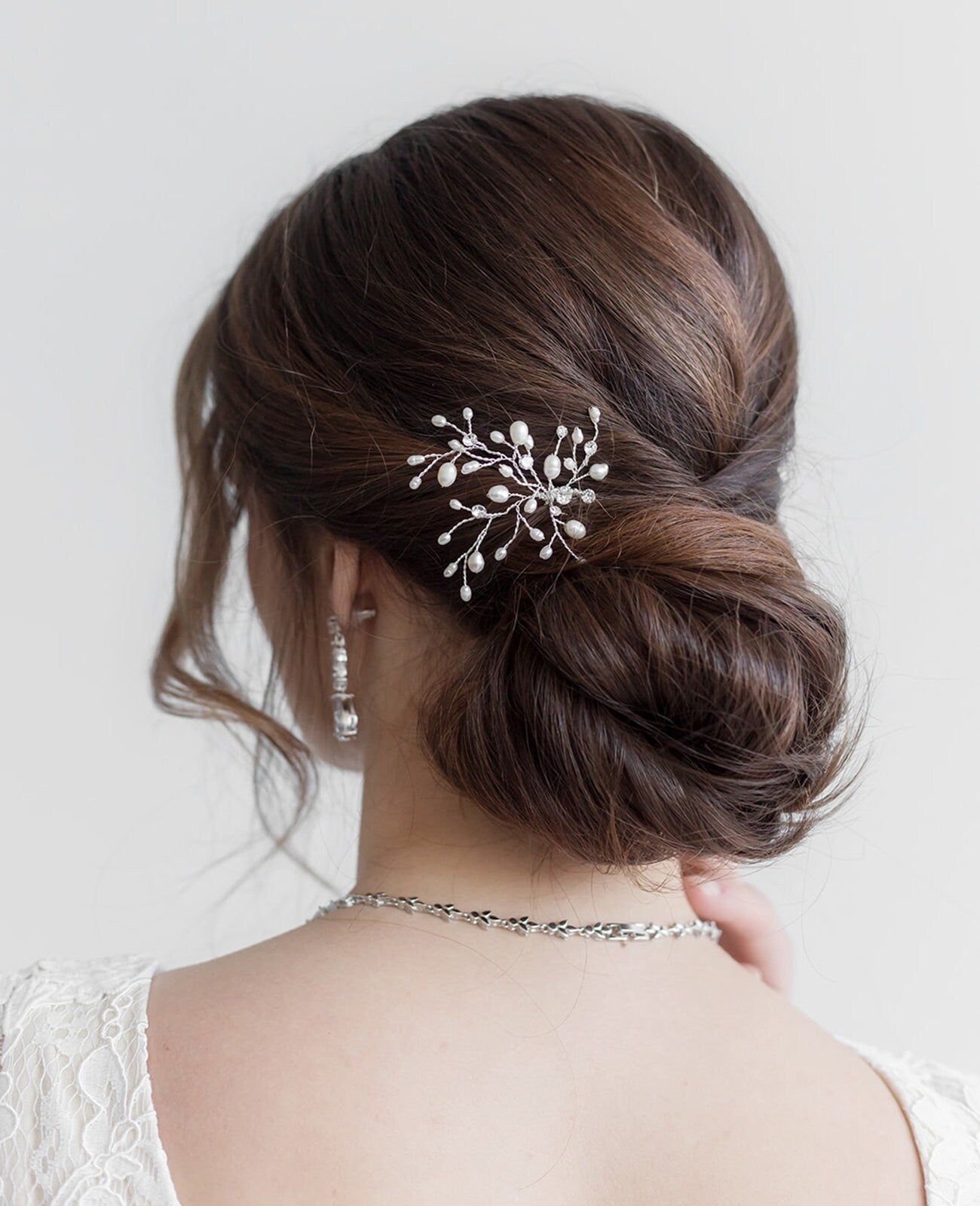 Sprigs Freshwater Pearl Hair Pin Set of 3