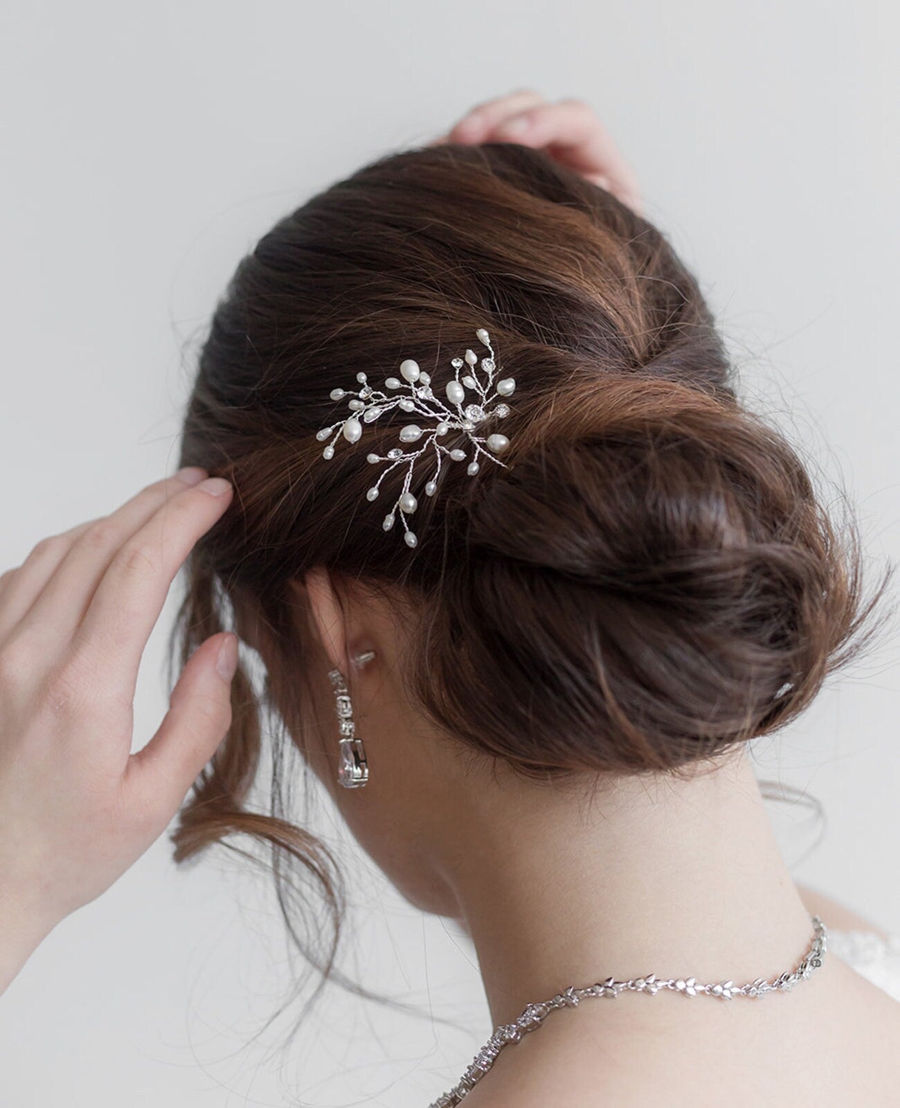 Sprigs Freshwater Pearl Hair Pin Set of 3