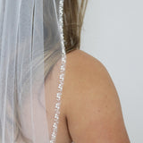 Pearl Beaded Edge Wedding Veil