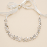 Jaylah Pearl & Crystal Hair Vine – Bridal Hair Vine Wedding Headpiece